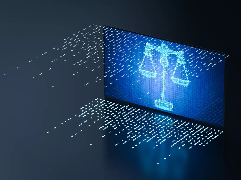 How is blockchain used in law?