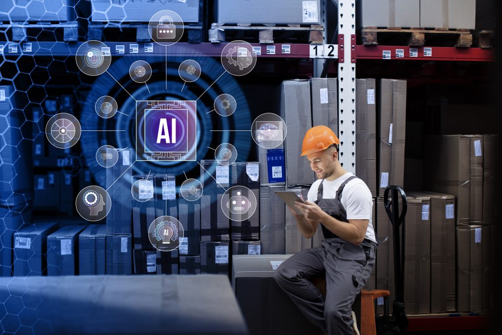 What is the effect of AI in international supply chain